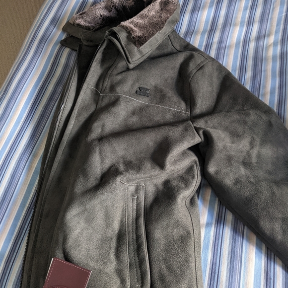 Emporio&Co Suede Full Zip Fashionista Jacket - Picture 3 of 11